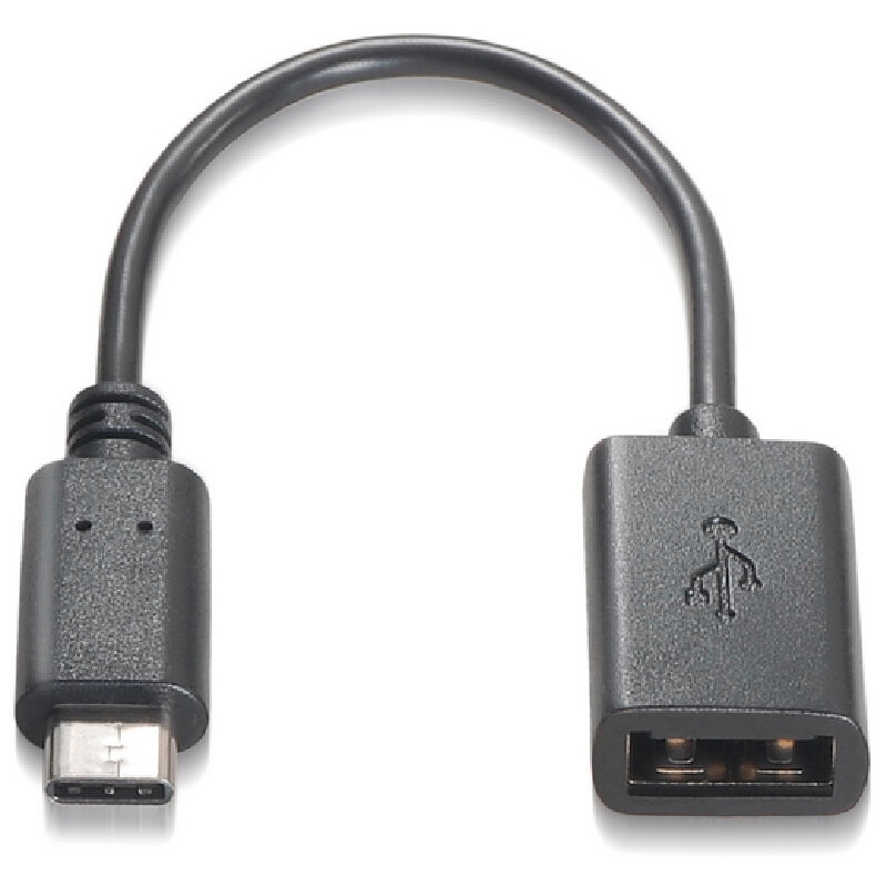 APTAPC0835_800 Nanocable Cable USB 2.0 3A, USB-C/M-A/F, 15cm - Imagen 1