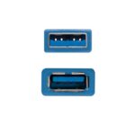 Nanocable Cable USB 3.0, A/M-A/H, Azul, 1 m - Imagen 3