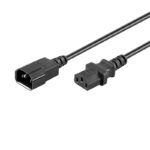 Ewent Cable alimentación VDE C14-C13, M/F, 1.80 m - Imagen 2