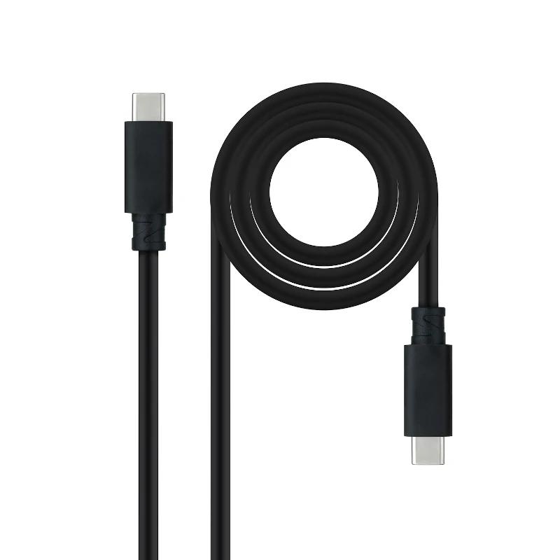 APTAPC1009_800 Nanocable Cable USB 3.1GEN2 5A USB-C/M-USB-C/M 2 M - Imagen 1
