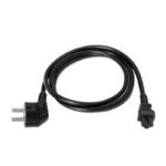 Aisens Alimentación Trébol CEE7/M-C5/H negro 1.5m - Imagen 2