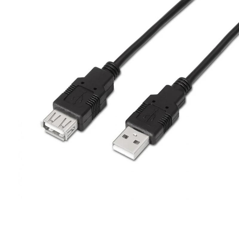 APTAPC1023_800 Aisens Cable USB 2.0 Tipo A/M-A/H negro 1.8m - Imagen 1