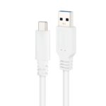 Nanocable Cable USB 3.1 Gen2 USB-C/A 2 M Blanco - Imagen 2