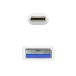 Nanocable Cable USB 3.1 Gen2 USB-C/A 2 M Blanco - Imagen 3