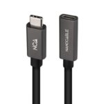 Nanocable Cable USB 3.2 Gen2 USB-C M/H 0,5 M Negro - Imagen 3