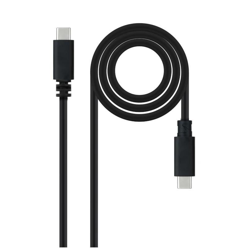 APTAPC1155_800 Nanocable Cable USB2.0 3A USB-C/M-USB-C/M 1.5 M - Imagen 1