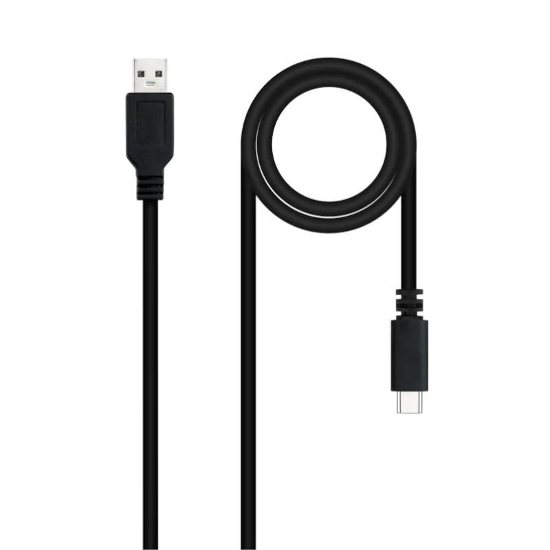 APTAPC1173_800 Nanocable Cable USB 2.0 3A USB-C-M/M 1.5M Negro - Imagen 1