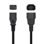 Aisens Cable alimentación C13/H-C14/M negro 3.0m - Imagen 2