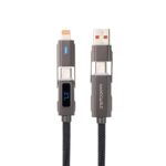 Nanocable Cable USB-C+USB-A/M-LIGHTNING+USB-C/M 1M