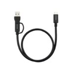 Nanocable Cable USB-C+USB-A/USB-C 3.2 GEN2 0.5M