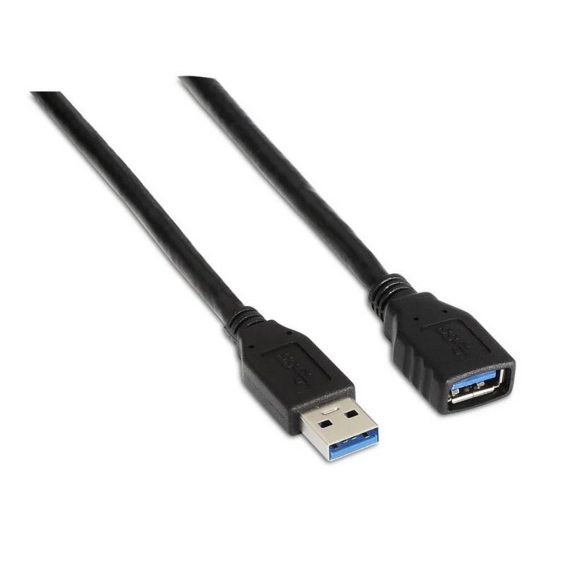 APTAPC1265_800 Aisens Cable USB 3.0 Tipo A/M-A/H negro 1.0m - Imagen 1