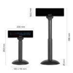 iggual Visor TPV regulable USB VFD 7" INFO DISPLAY - Imagen 2