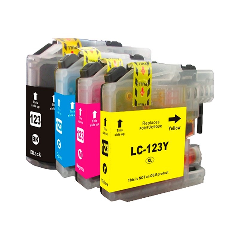 CCICTC0102_800 INKOEM Cartucho Compatible Brother LC123XL Amarill - Imagen 1