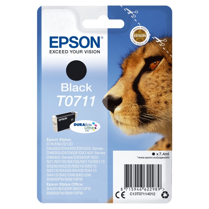 CCICTO0054_800 Epson Cartucho T0711 Negro - Imagen 1