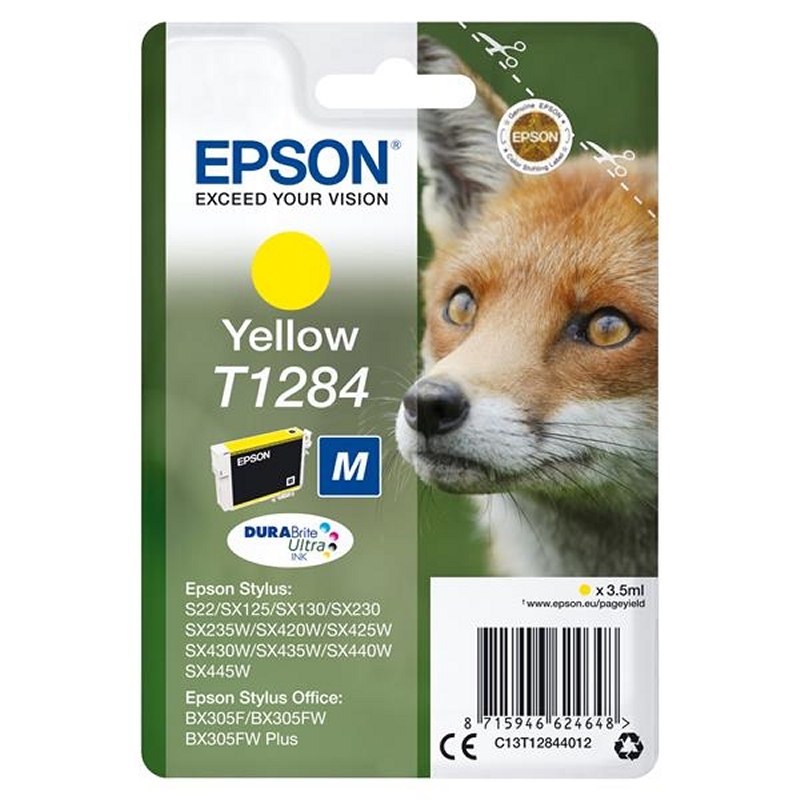 CCICTO0082_800 Epson Cartucho T1284 Amarillo - Imagen 1