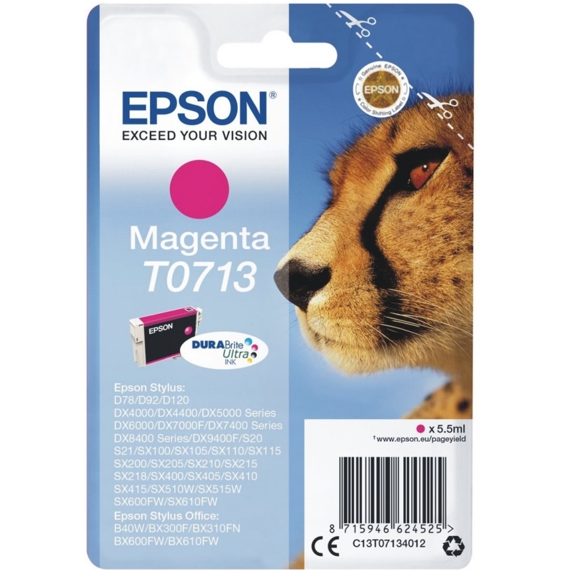 CCICTO0349_800 Epson Cartucho T0713 Magenta - Imagen 1