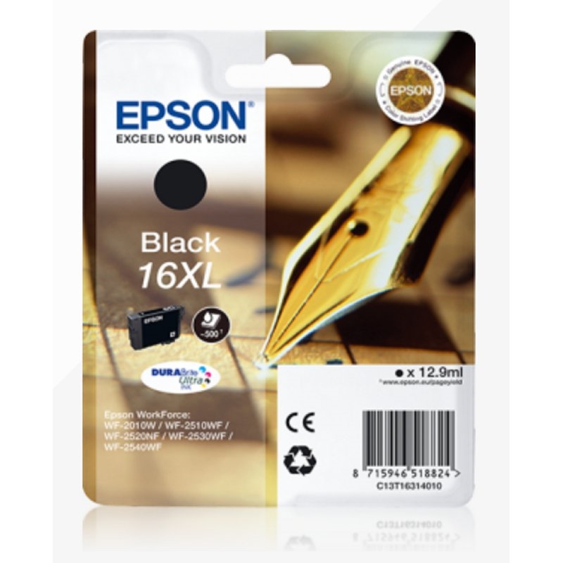 CCICTO0475_800 Epson Cartucho T1631XL Negro - Imagen 1
