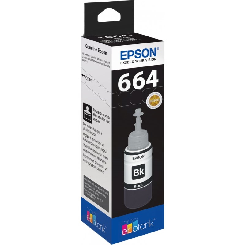 CCICTO0567_800 Epson Botella Tinta Ecotank T6641 Negro - Imagen 1