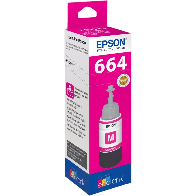 CCICTO0568_800 Epson Botella Tinta Ecotank T6641 Magenta - Imagen 1