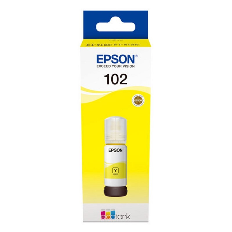 CCICTO0724_800 Epson Botella Tinta Ecotank 102 Amarillo - Imagen 1