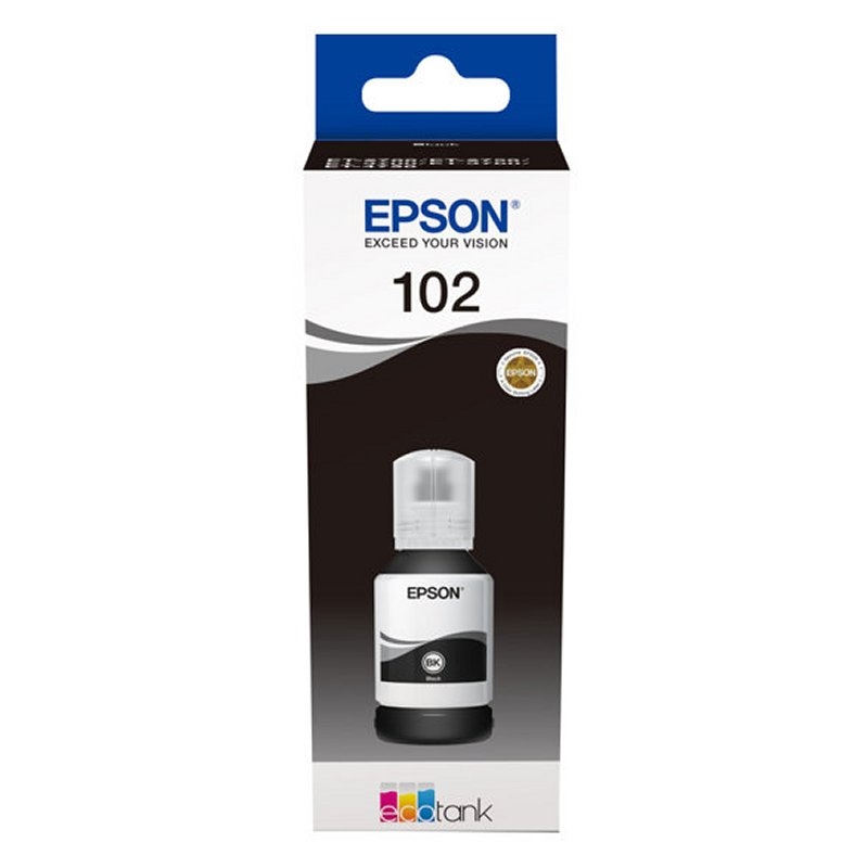 CCICTO0725_800 Epson Botella Tinta Ecotank 102 Negro - Imagen 1