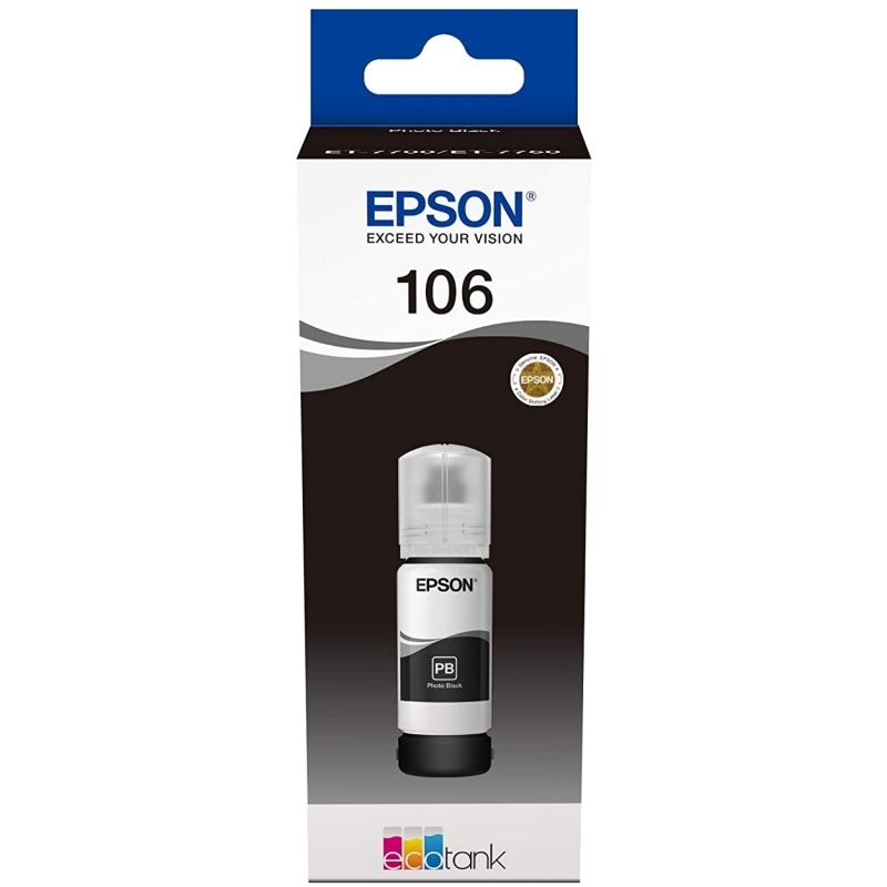 CCICTO0811_800 Epson Botella Tinta Ecotank 106 Negro - Imagen 1