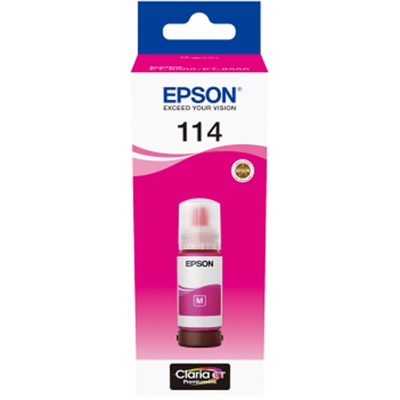 CCICTO0850_800 Epson Botella Tinta Ecotank 114 Magenta - Imagen 1