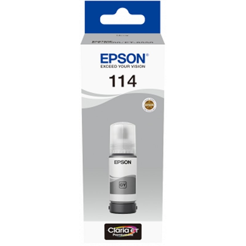 CCICTO0852_800 Epson Botella Tinta Ecotank 114 Gris - Imagen 1