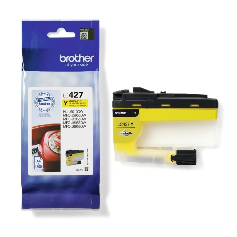 CCICTO0887_800 Brother Cartucho LC427Y Amarillo - Imagen 1