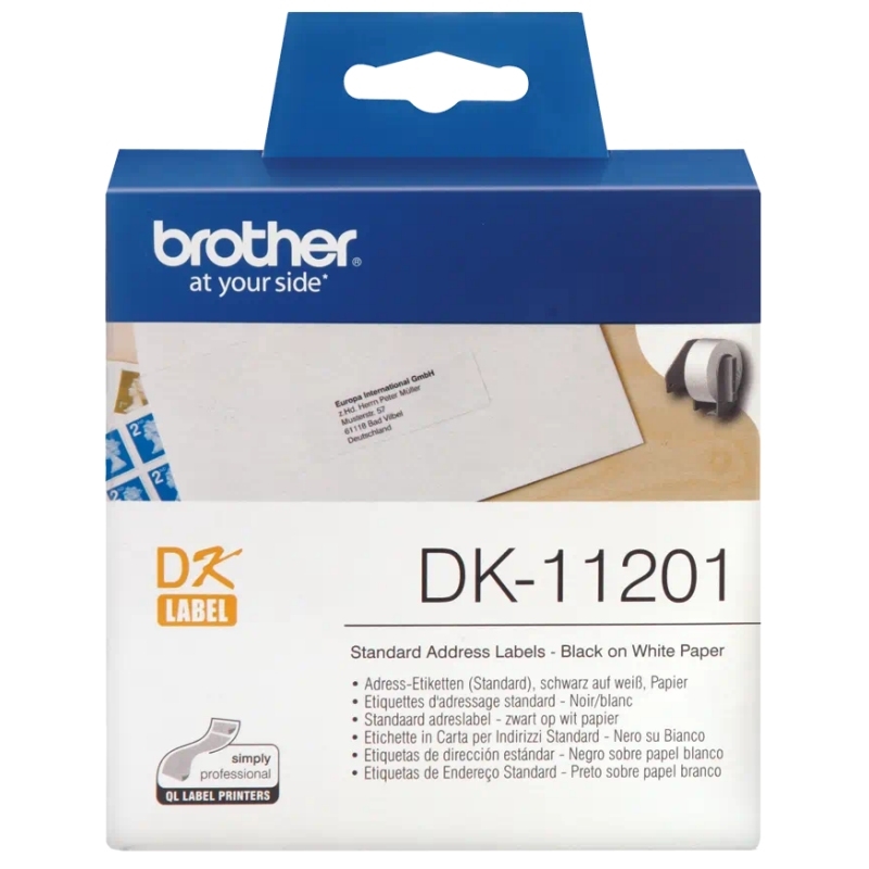 CCIPAP0007_800 Brother Etiquetas DK11201 Dirección 29x90mm 400 ud - Imagen 1