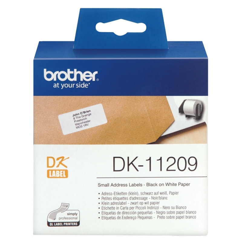 CCIPAP0048_800 Brother Etiquetas DK11209 Dirección 29x69 mm 800 u - Imagen 1