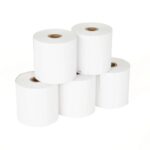 iggual Pack 5 rollos papel térmico sin BPA 57X57mm - Imagen 2