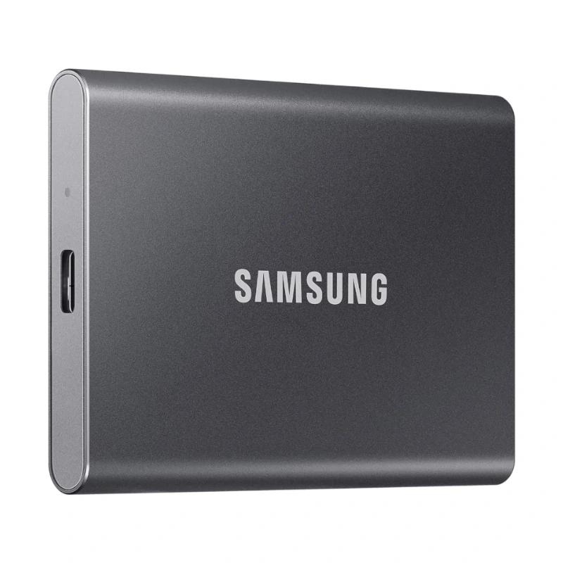 FAEDDE0414_800 Samsung T7 SSD Externo 4TB NVMe USB 3.2 Gris - Imagen 1