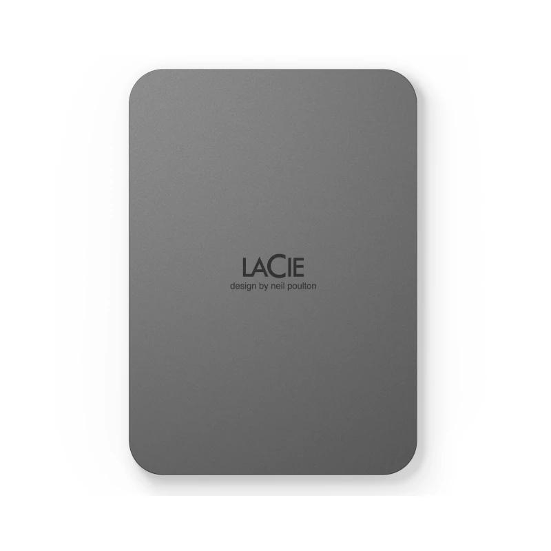 FAEDDE0438_800 Lacie Mobile Drive Secure 5Tb 2.5" USB-C Gris - Imagen 1