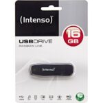 Intenso 3502470 Lápiz USB 2.0 Rainbow 16GB Negro - Imagen 3