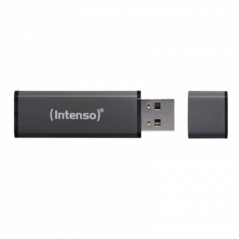 FAELAP0287_800 Intenso 3521471 Lápiz USB 2.0 Alu 16GB Antracita - Imagen 1