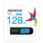 ADATA Lapiz Usb UV128 128GB USB 3.2 Negro/Azul - Imagen 3