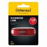 Intenso 3502491 Lápiz USB 2.0 Rainbow 128GB Rojo - Imagen 3