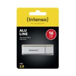 Intenso 3521472 Lápiz USB 2.0 Alu 16GB Silver - Imagen 3