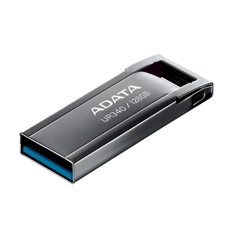 FAELAP0734_800 ADATA Lapiz USB UR340 128GB USB 3.2 Metal Black - Imagen 1