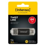 Intenso Twist Line Lápiz USB 3.2 A+C 256Gb - Imagen 2