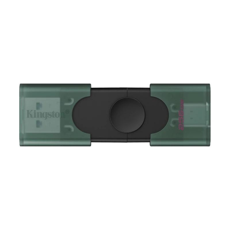 FAELAP0786_800 Kingston DataTraveler 256GB USB 3.2 Gen1 DuoG2 - Imagen 1