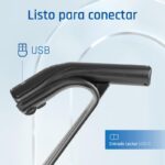 iggual Lector código barras 2D USB botón soporte - Imagen 3