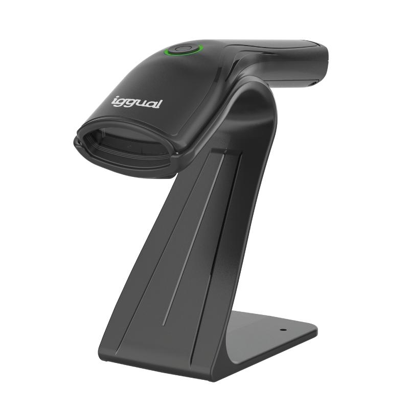 FESLCB0240_800 iggual Lector código barras 1D USB botón soporte - Imagen 1