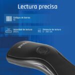 iggual Lector código barras 1D USB botón soporte - Imagen 2