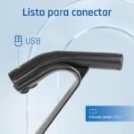 iggual Lector código barras 1D USB botón soporte - Imagen 3