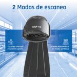 iggual Lector código barras 1D USB botón soporte - Imagen 4