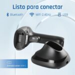 iggual Lector código barras 2D Bluetooth 2.4G base - Imagen 2