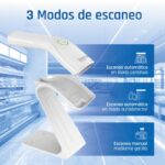 iggual Lector código barras 2D USB botón blanco - Imagen 3