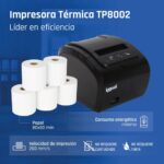 iggual Impresora Térmica TP8002 USB+RS232+Ethernet - Imagen 2